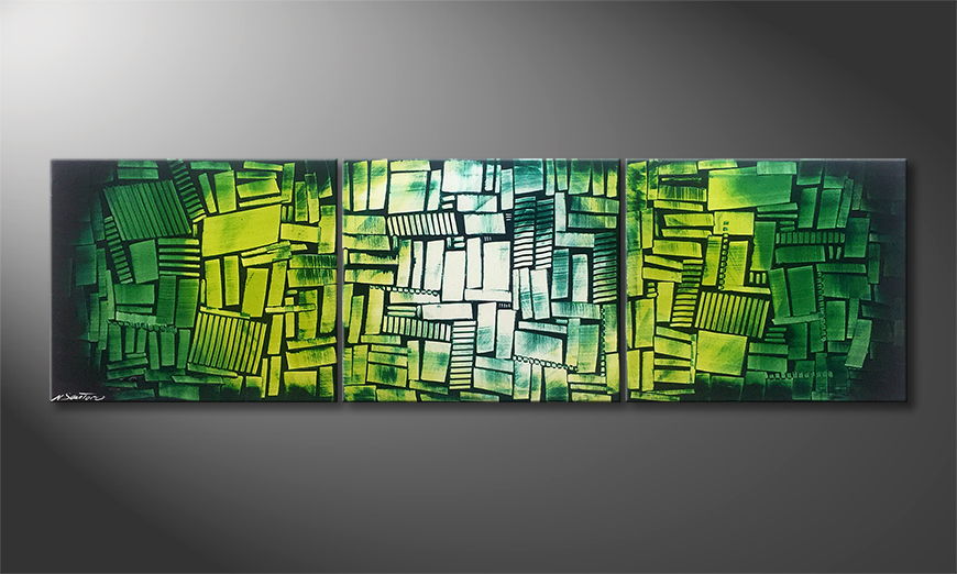 La nostra pittura Green Hope 210x60cm