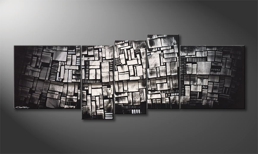 La nostra pittura Shadow Cubes 210x80cm