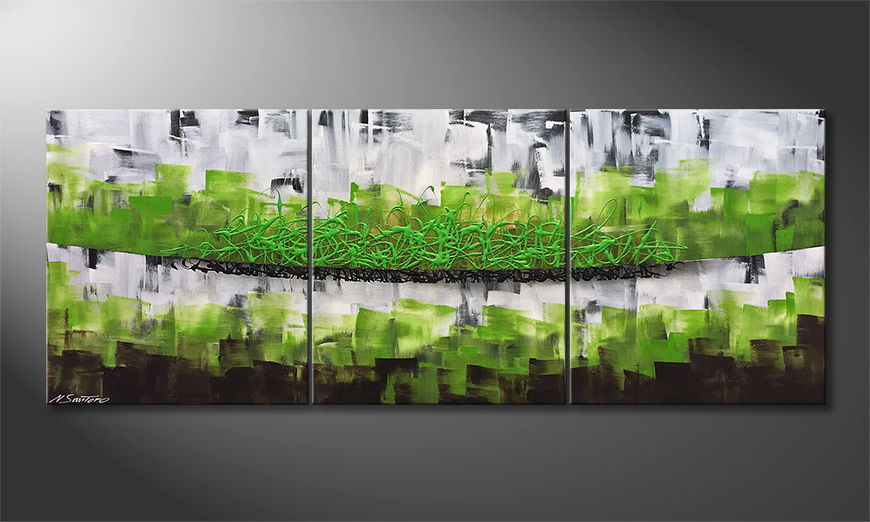 La pittura esclusivo Organic Green 180x70cm