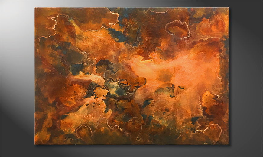 La pittura esclusivo Rusty Clouds 140x100cm