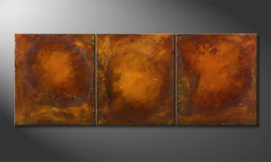 La pittura esclusivo Triple Rost 180x70cm