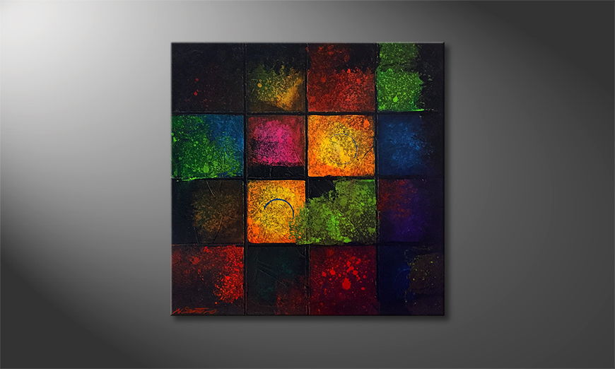Quadro Stained Glass 70x70cm