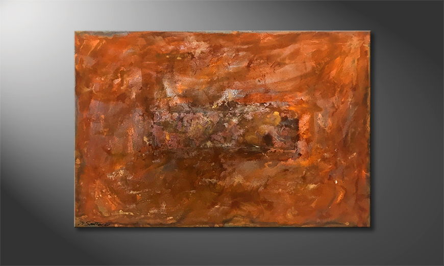 Quadro da soggiorno Rusty Artifact 120x80cm